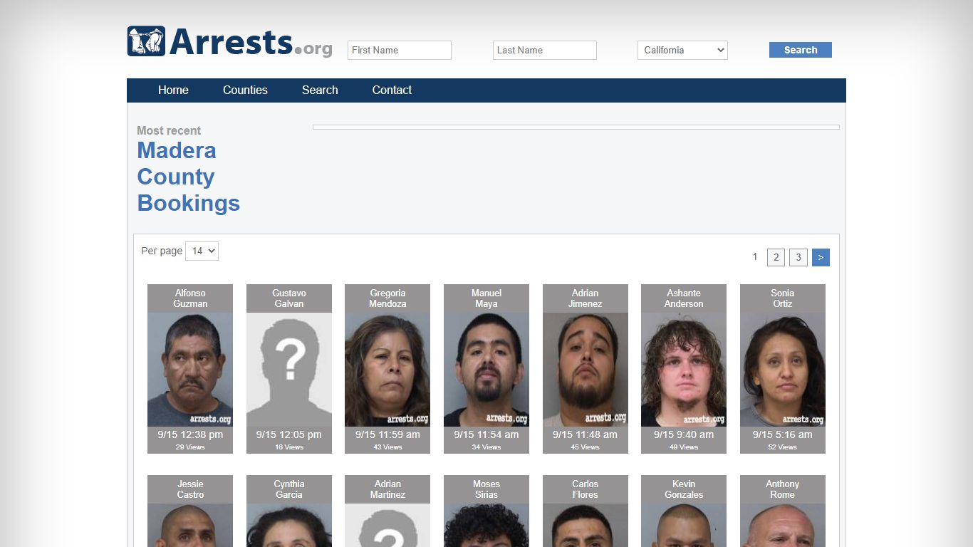 Madera County Arrests and Inmate Search